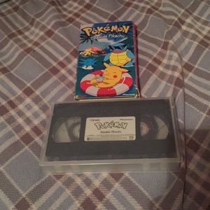 Pokémon Seaside Pikachu VHS tape
